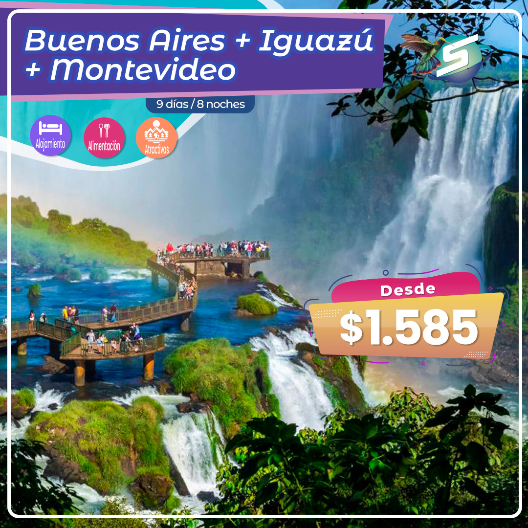 Buenos Aires + Iguazú + Montevideo